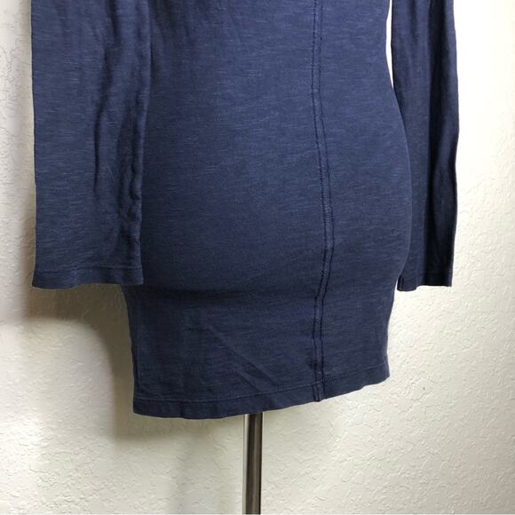 Lilly Pulitzer navy blue white scroll trim hooded knit top size Extra Small XS - Picture 11 of 13